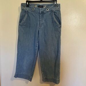 Austin Trading Co  Light Blue Women’s Jeans with Eyelet Detail Waist Size 8